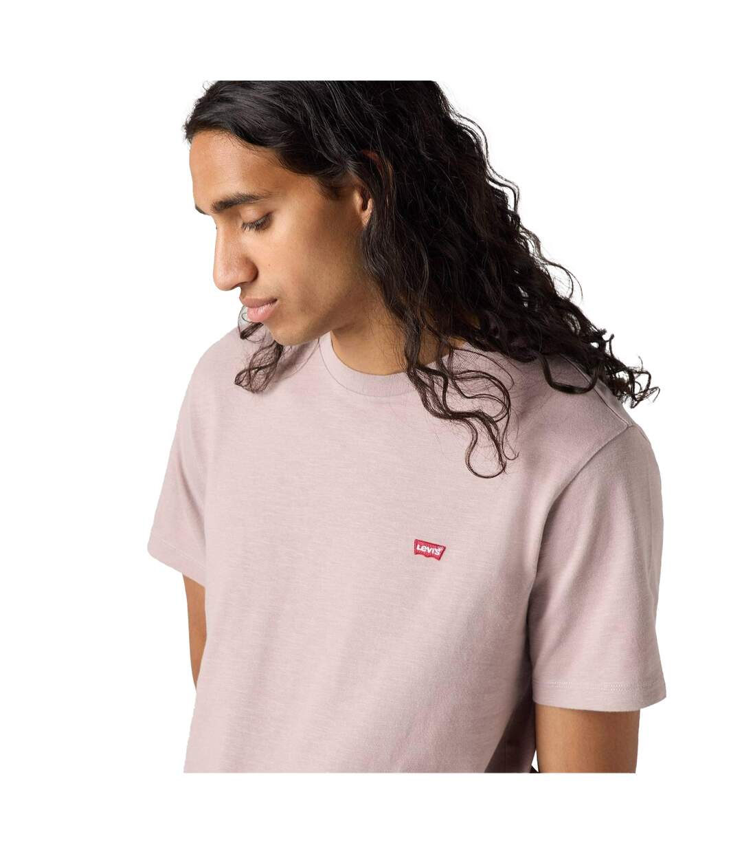 T-shirt Motif/style Aile De Chauve-souris Et Logo Original Homme Violet Levis-4