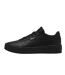 Childrens/kids Carina 3.0 Platform Trainers Black Gold Puma-3