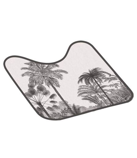 Tapis Contour WC Cocoty 45x45cm Noir & Blanc