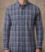 SEDETEX M031 - Chemise à carreaux manches longues pour homme avec coupe confort et repassage facile-1