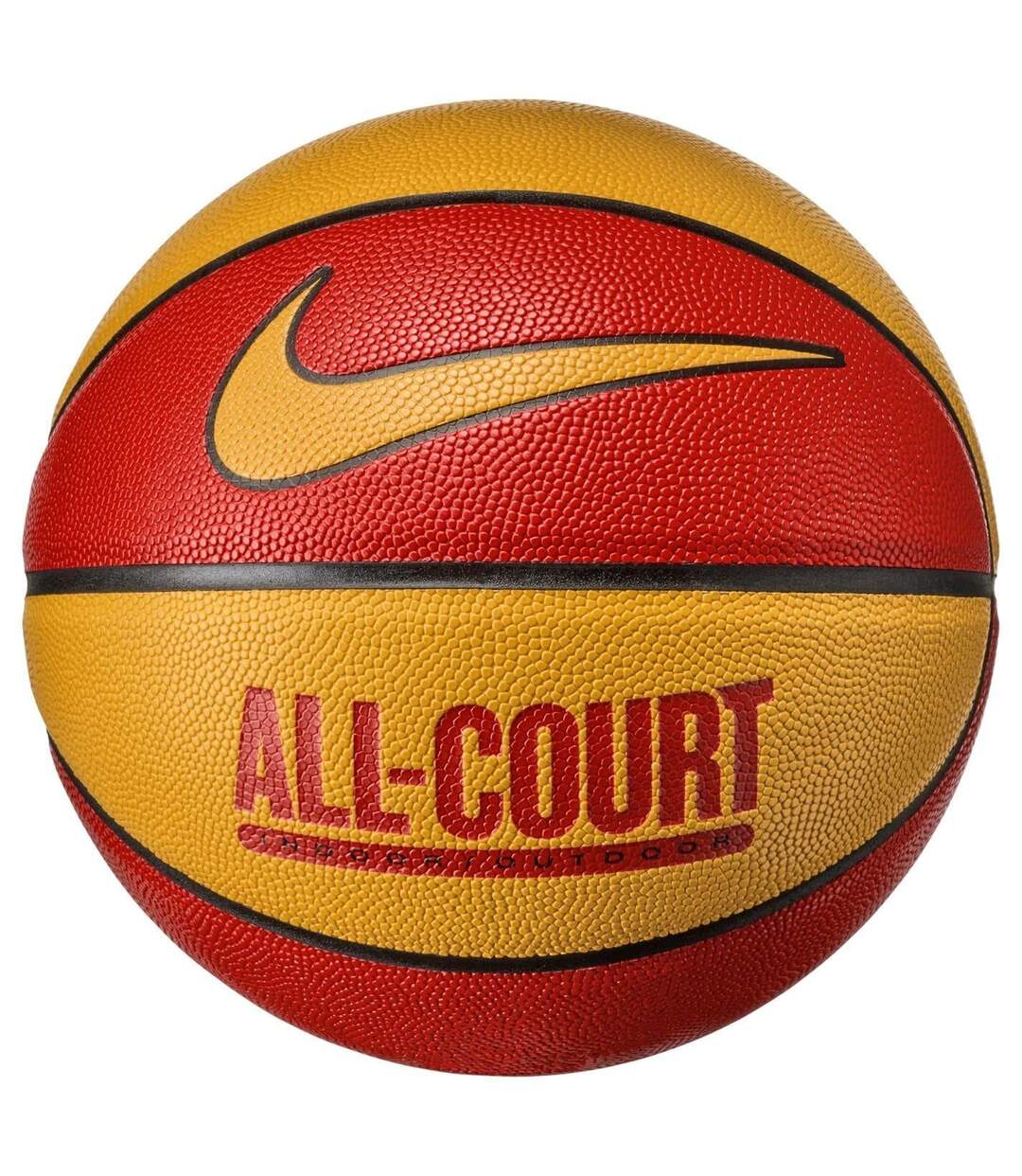 Ballon De Basket Everyday Adulte 7xl Rouge Noir Jaune Or Nike-2
