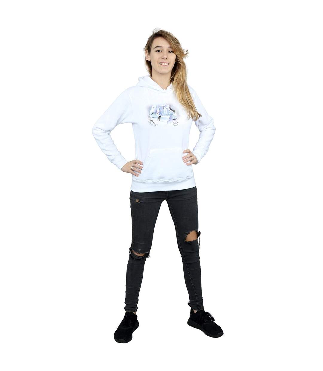 Disney - Sweat à capuche BAMBI SNOW - Femme (Blanc) - UTBI2607-4