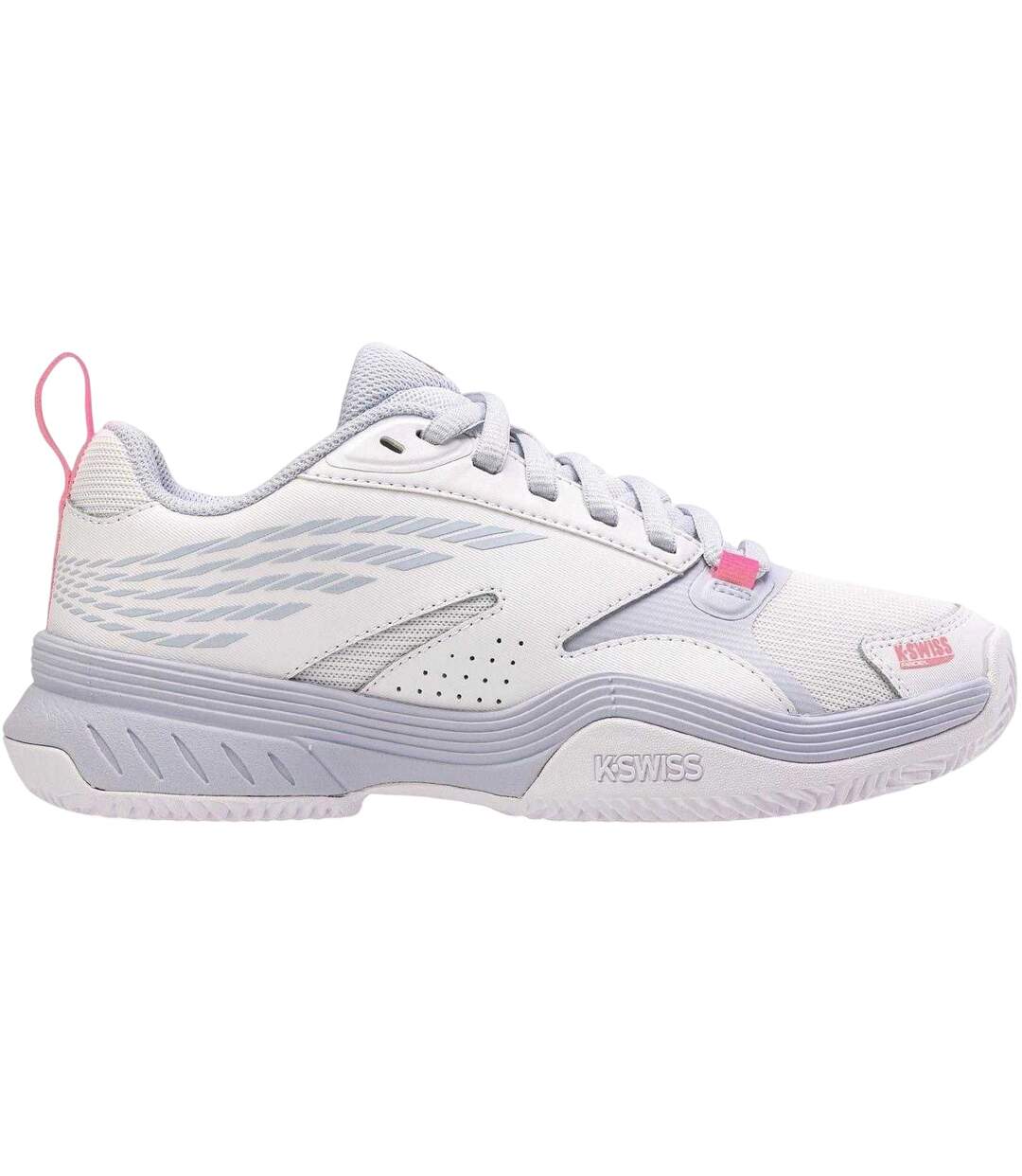 Chaussures De Padel Speedex Femme Blanc Rose K-Swiss-1