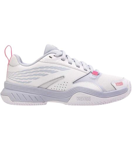 Chaussures De Padel Speedex Femme Blanc Rose K-Swiss