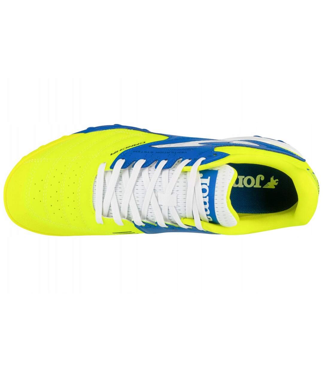 Chaussures De Foot Pour Terrain Artificiel Cancha Homme Jaune Fluo Bleu Joma-3