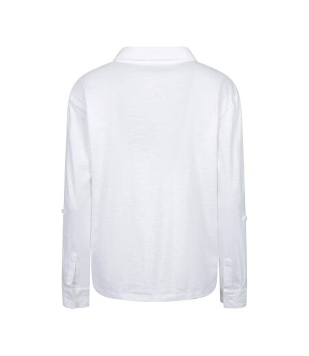 Polo Brae Femme Blanc Mountain Warehouse