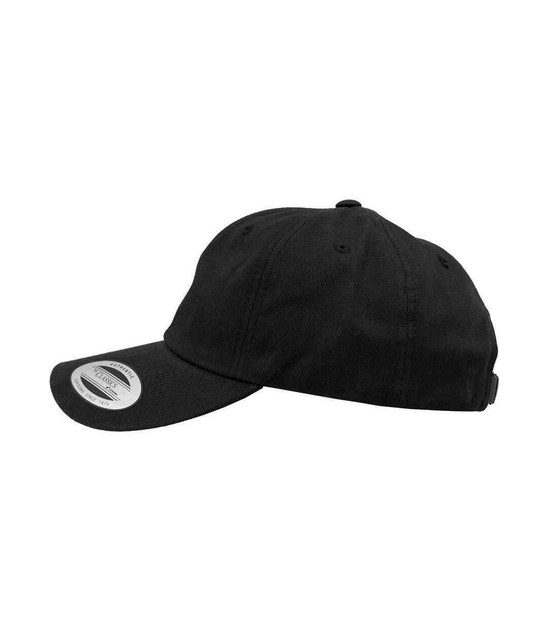 Flexfit Unisex Low Profile Cotton Twill Cap (Black) - UTPC3706-2
