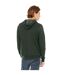 Bella + Canvas Adults Unisex Full Zip Hoodie (Heather Forest)