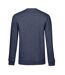 Sweat Manches Cousues Femme Bleu Marine Chiné B&C-2