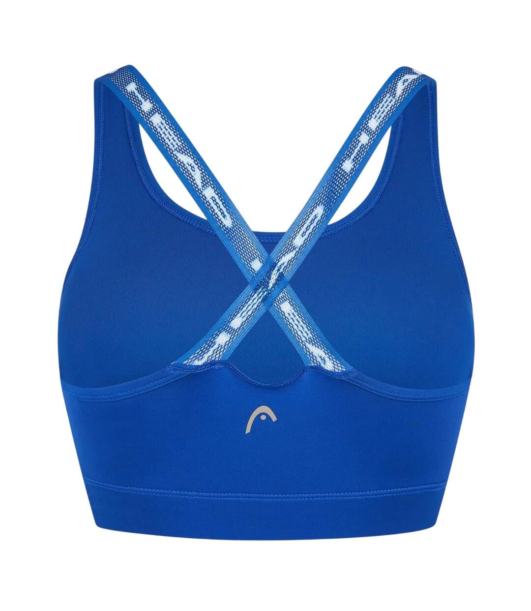 Womens/ladies Geometric Scoop Neck Sports Bra Multicoloured Head-2