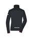 Veste Softshell Femme Noir Rouge Clair James And Nicholson-2