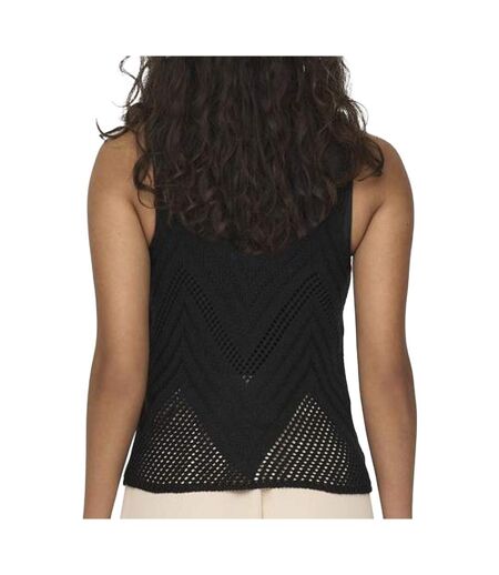Top crochet noir femme jdy 15226348
