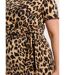 Robe courte en jersey imprimé léopard-4