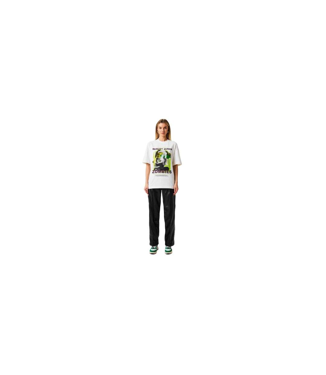 Womens/ladies Popper Detail Relaxed Fit Tracksuit Bottoms Black Hugo-1