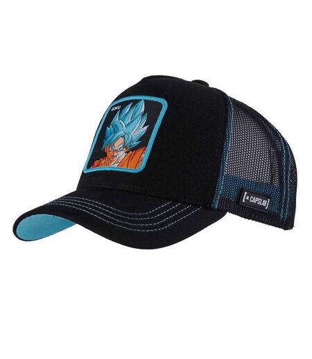Casquette Trucker Motif Sangoku Motif/style Capslab Freegun Noir Dragon Ball Z