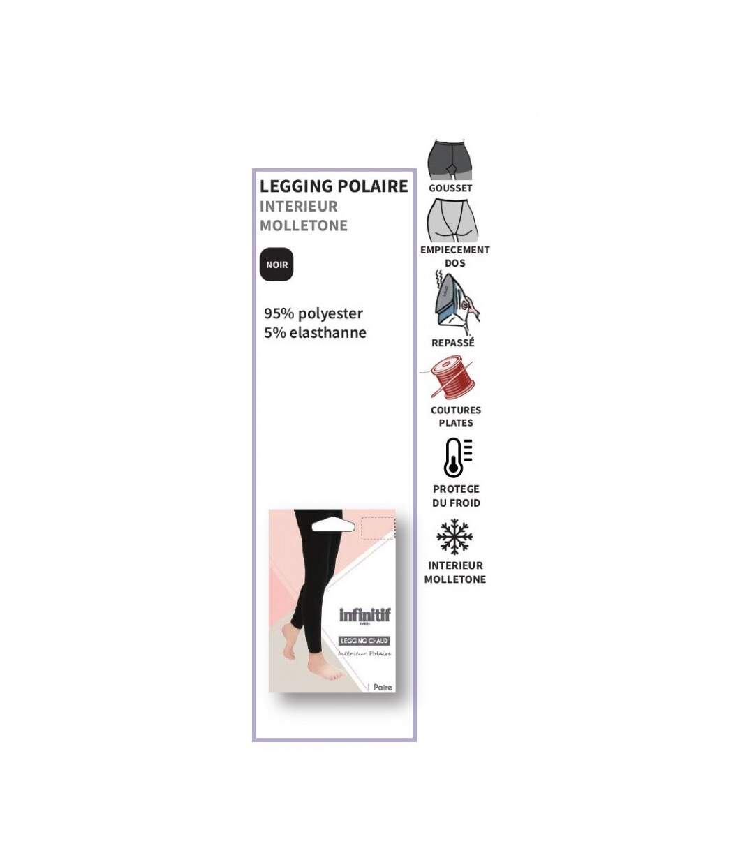 Collant Femme Confort et Qualité INFINITIF - Pack de 2-2