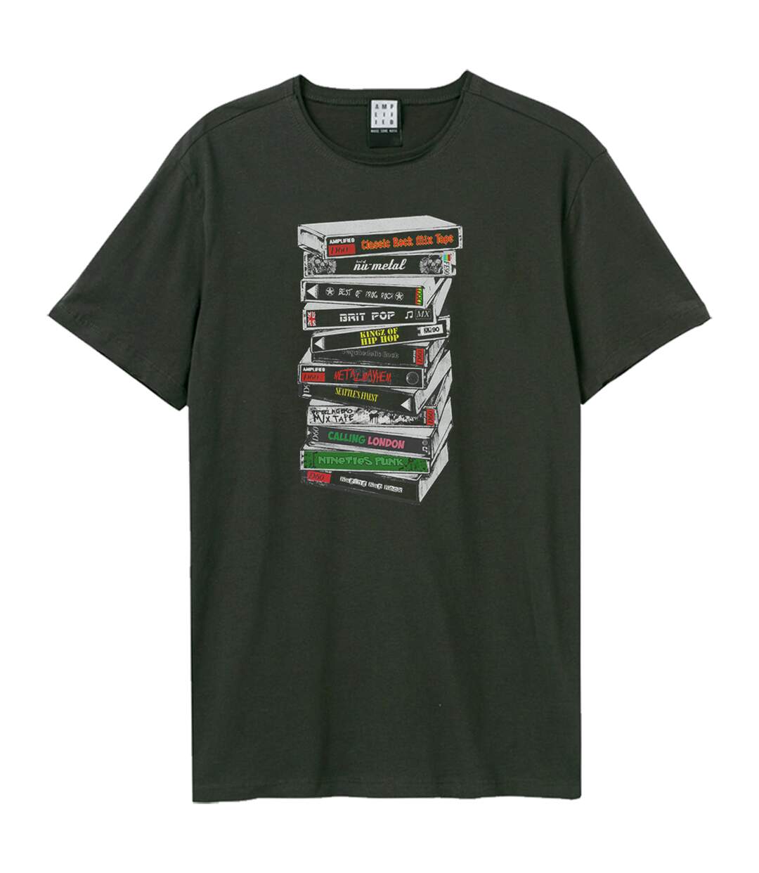 T-shirt Adulte Charbon Amplified-1