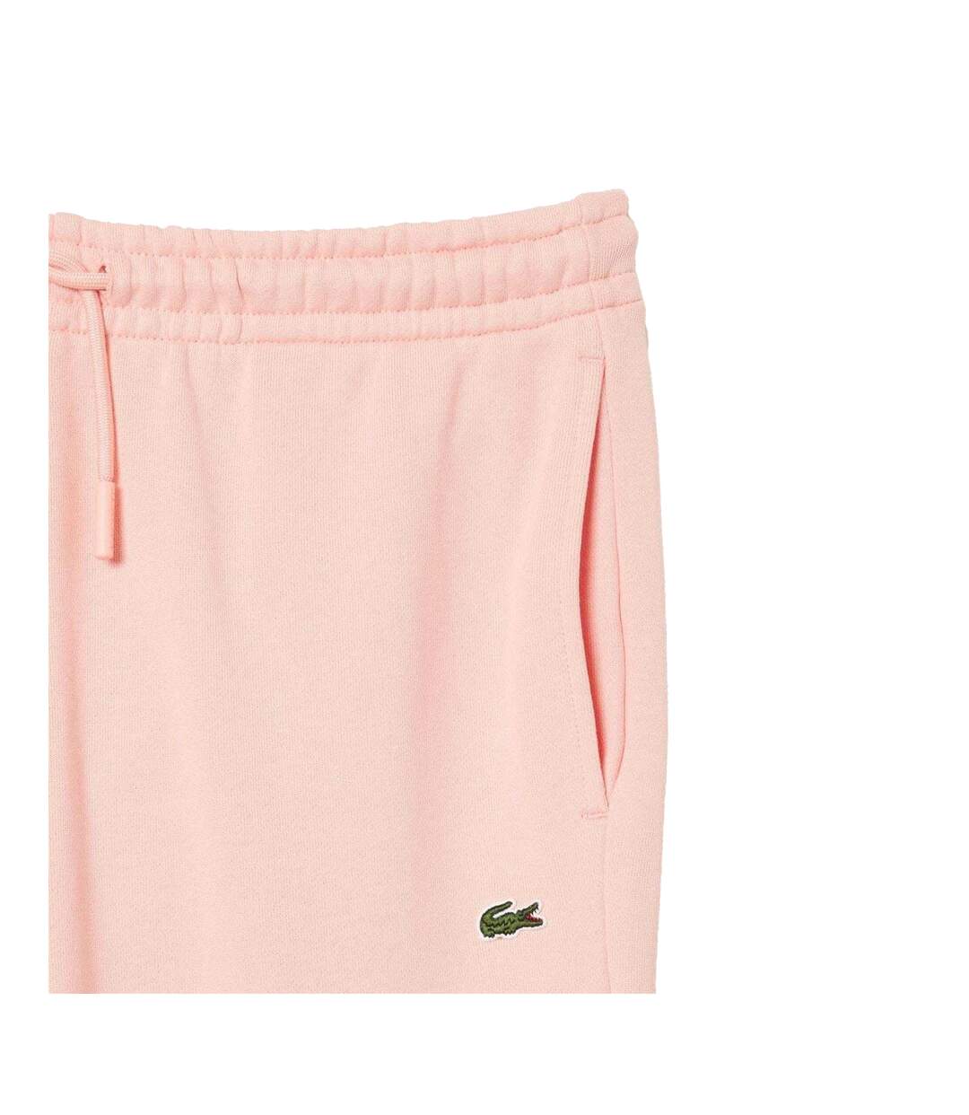 Womens/ladies Fleece Sweatpants Pink Lacoste-4