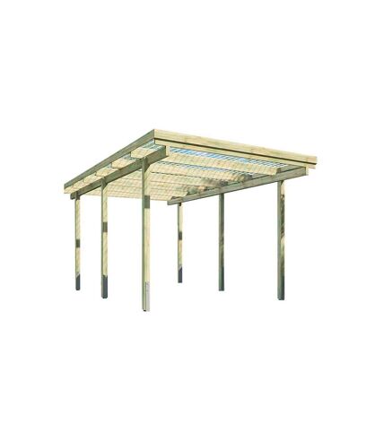 Carport en bois couverture PVC  Basic Simple