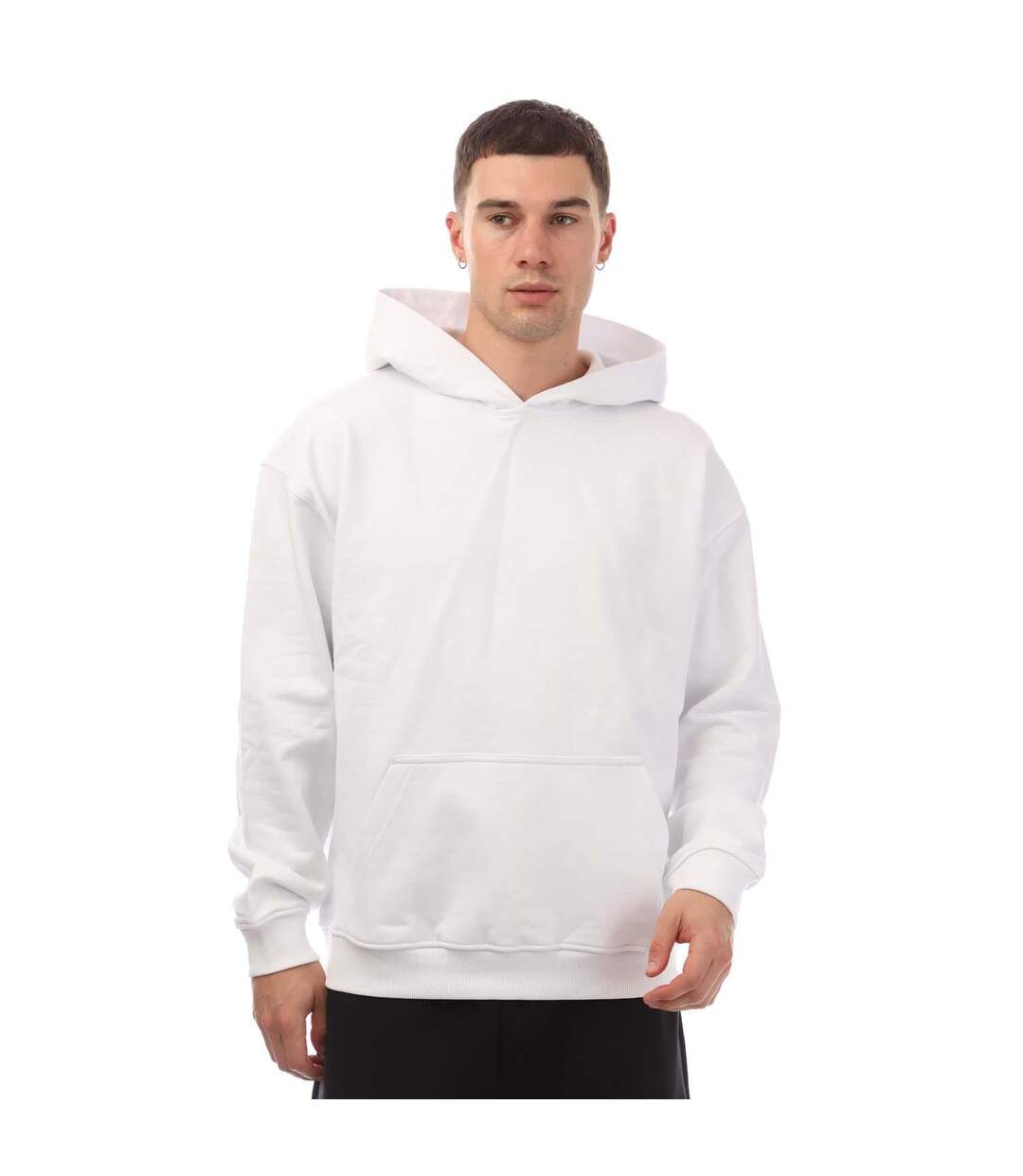 Sweat À Capuche Style Imprimé Au Dos S-boxt-hood-n8 Homme Blanc Diesel-2