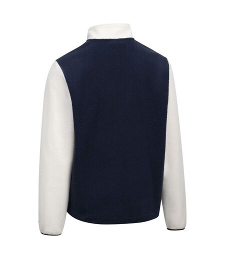 Veste Polaire Hamish Homme Blanc Cassé Bleu Marine Orange Trespass