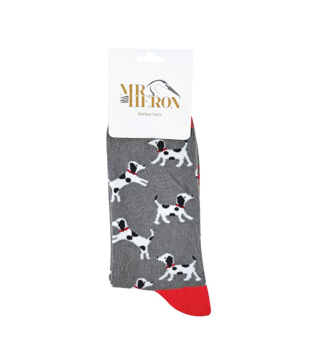 1 Pack Mens Novelty Dog Patterned Bamboo Socks-2