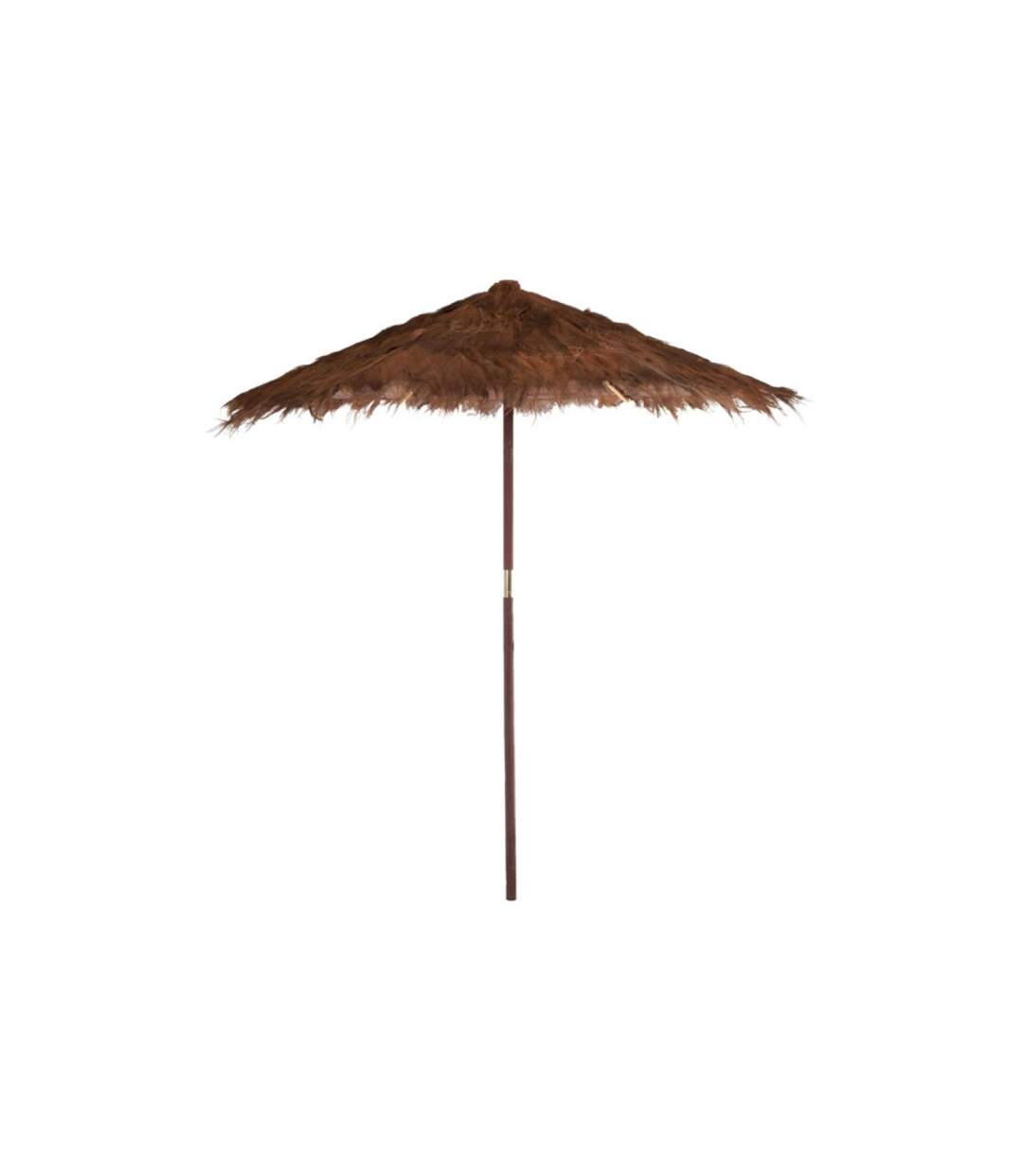 Parasol en Bois Cocotier 250cm Marron-1