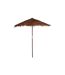 Parasol en Bois Cocotier 250cm Marron-1