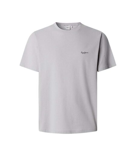 T-Shirt gris clair homme pepe jeans contrast connor
