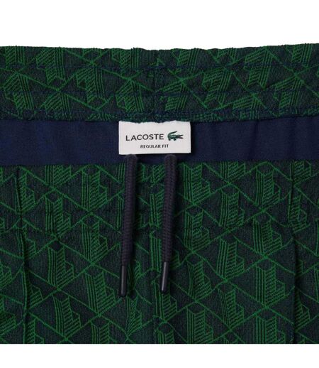Mens Paris Monogram Jogging Bottoms Beige Lacoste