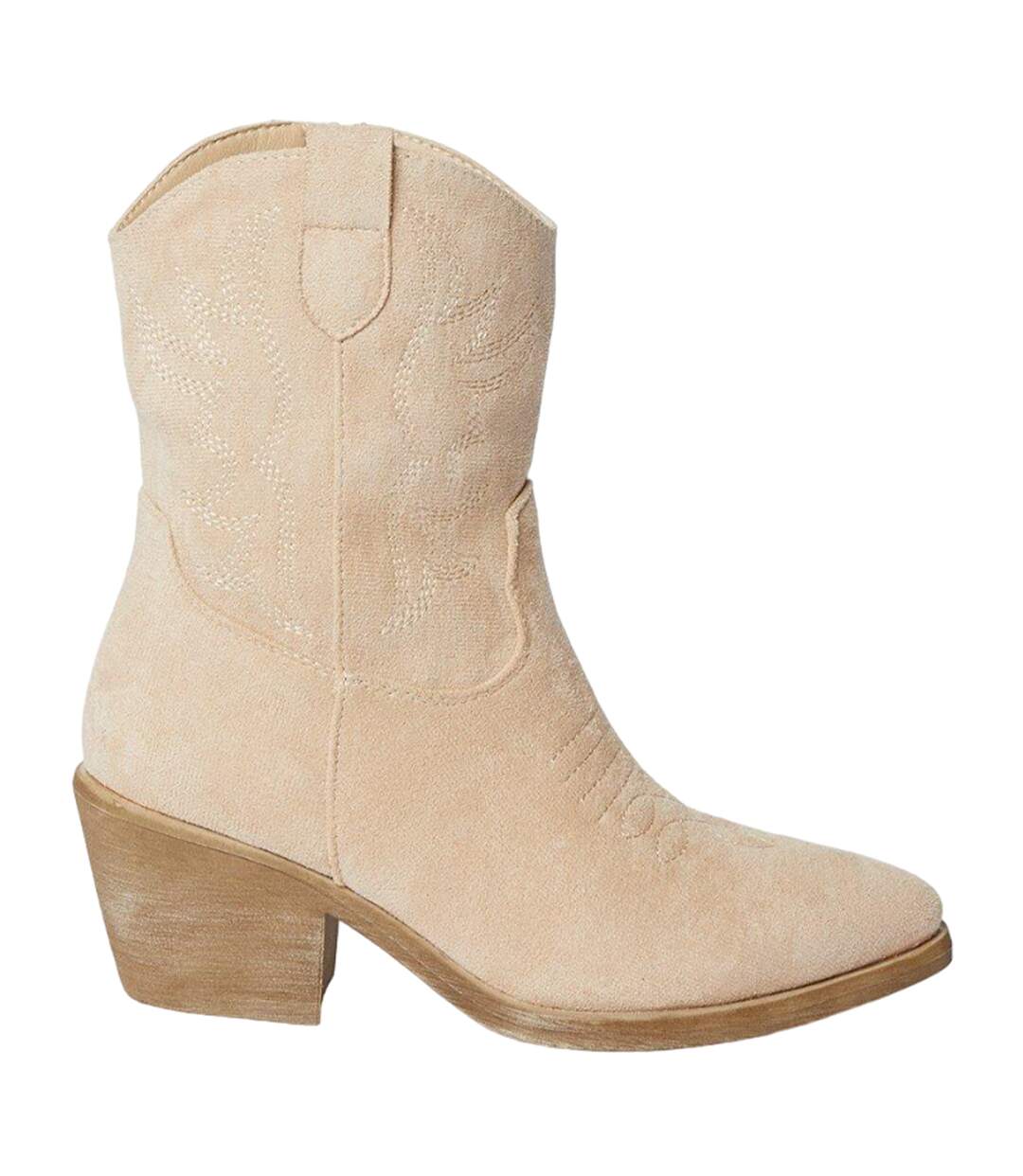 Bottes de cowboy karmi femme beige Dorothy Perkins-2