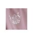 Nappe Brodée Bonheur 140x240cm Rose-2