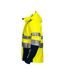 Mens Softshell Hi-vis Jacket Yellow Navy Projob-3