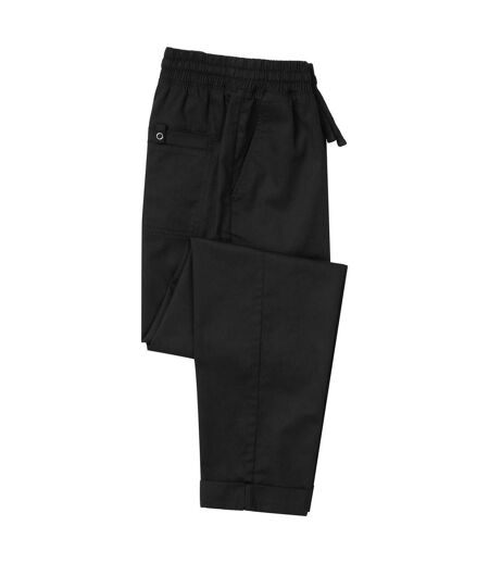 Unisex Adult Recycled Cargo Chef Trousers Black Premier