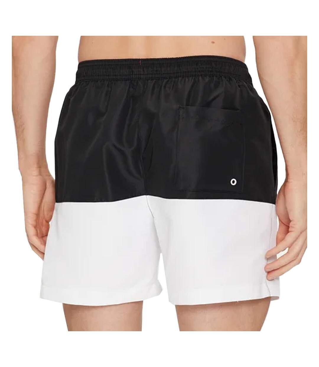 Short de bain Noir/Blanc Homme Calvin Klein Jeans KM0KM00994 - L-2