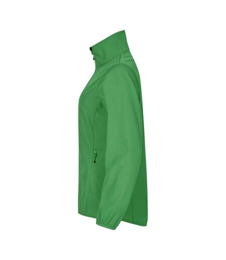 Womens/ladies Classic Soft Shell Jacket Apple Green Clique