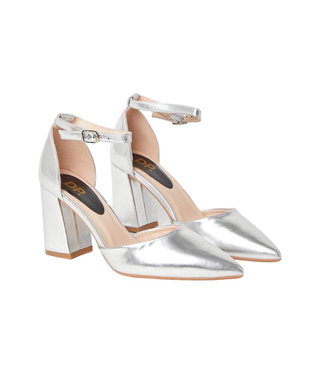 Sandales Blanche Femme Argenté Dorothy Perkins-1