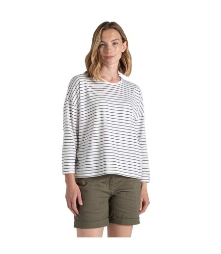 T-shirt kielder femme bleu marine Craghoppers