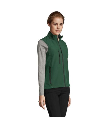Veste Softshell Sans Manches Rallye Femme Vert Bouteille SOLS