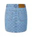 Mini Jupe Motif/style Monogramme Femme Bleu Clair Off White-2