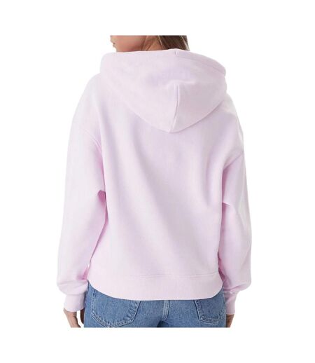 Sweat rose femme tommy hilfiger badges