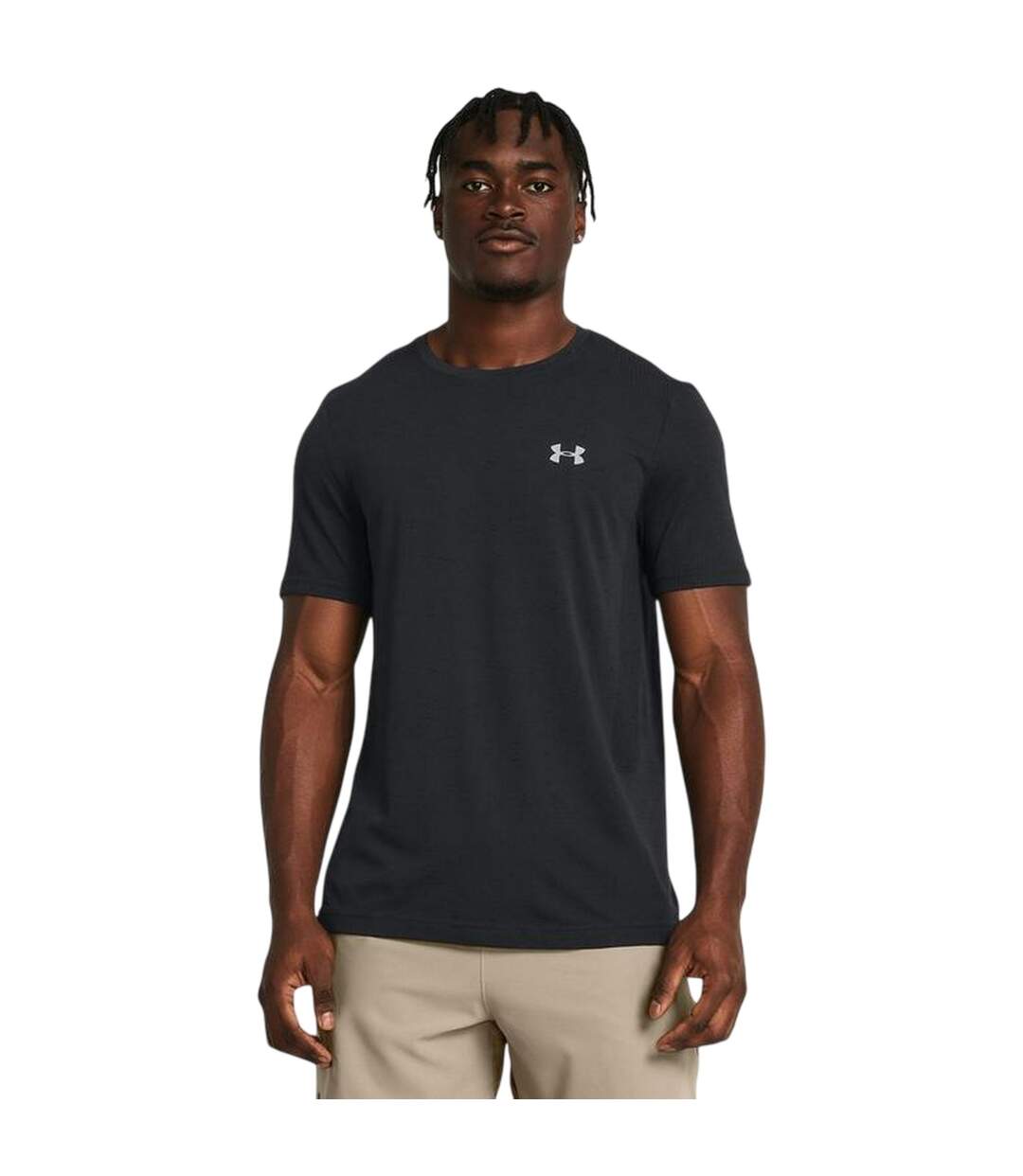 Mens Vanish Seamless T-shirt Black Under Armour-1