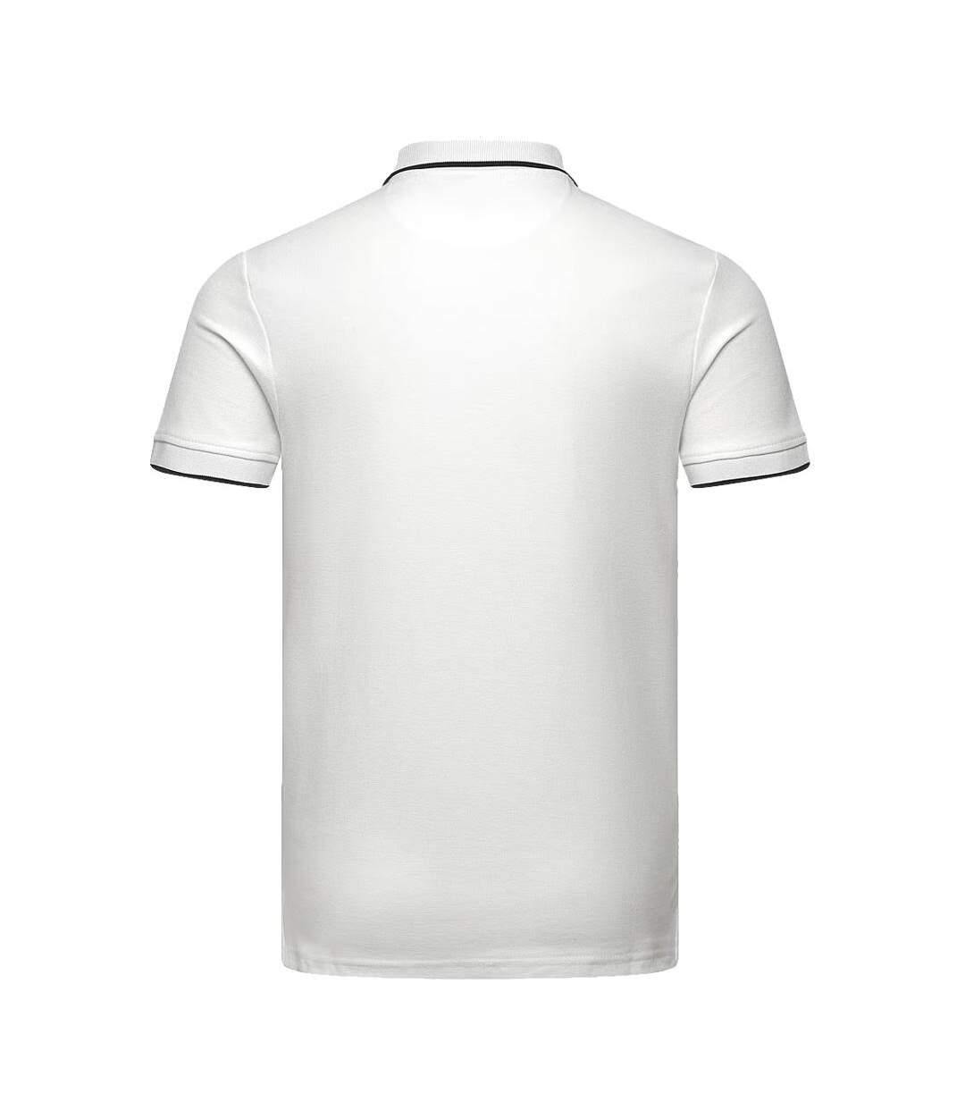 Polo blanc homme ompomc_c910-2