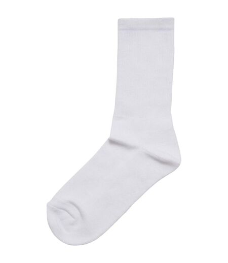 Chaussettes Motif/style Uni Adulte Blanc Build Your Brand