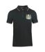 Unisex Adult Aldis Crest Polo Shirt Black Aquascutum-1