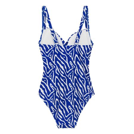 Womens/ladies sakari tummy control seeksucker one piece swimsuit brightest blue Regatta