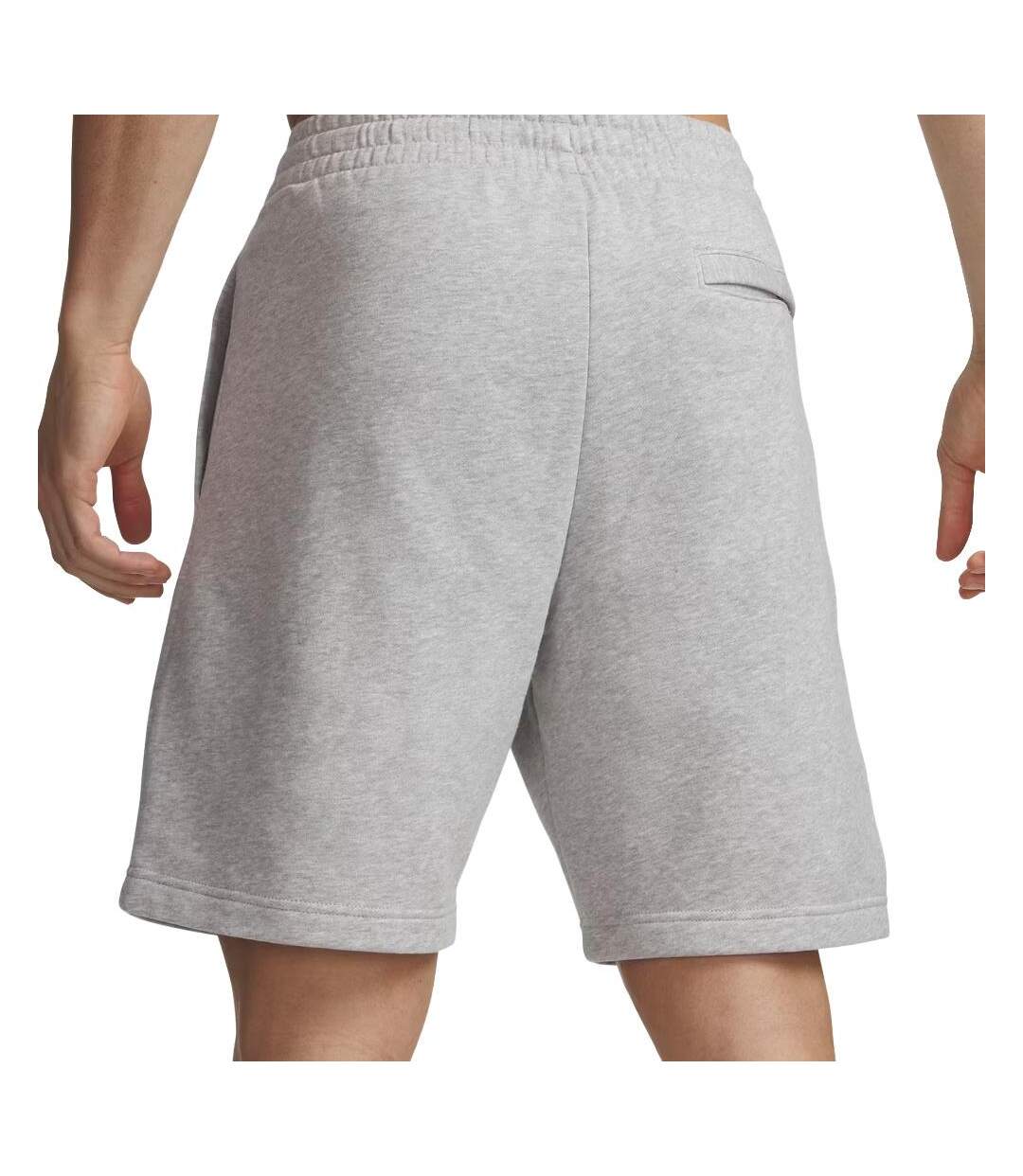 Short gris clair homme under armour rival fleece-2
