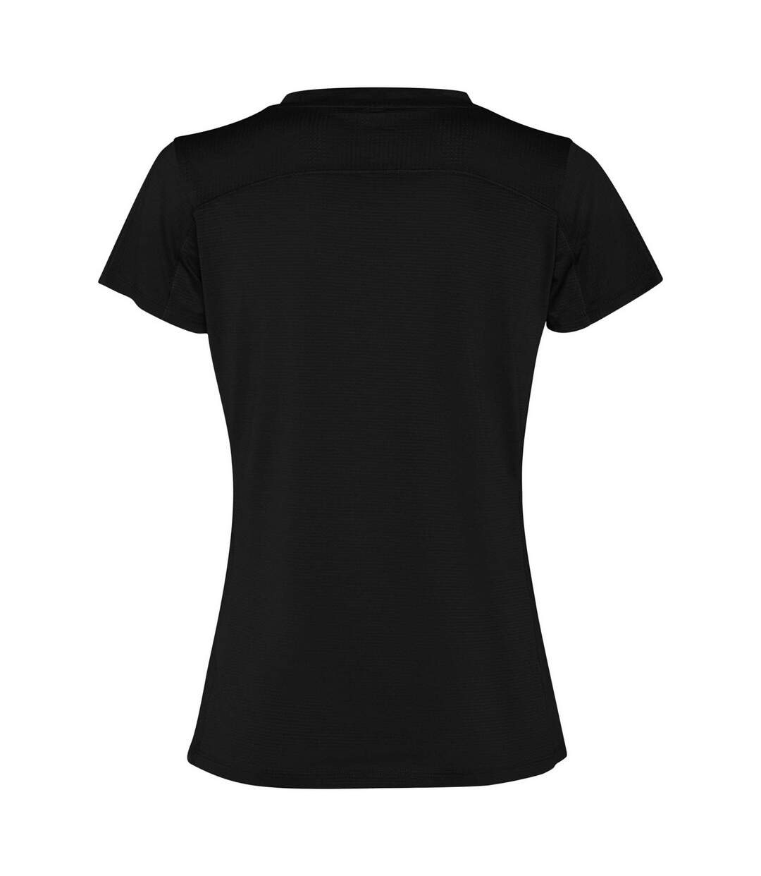 T-shirt slam femme noir uni Roly-2