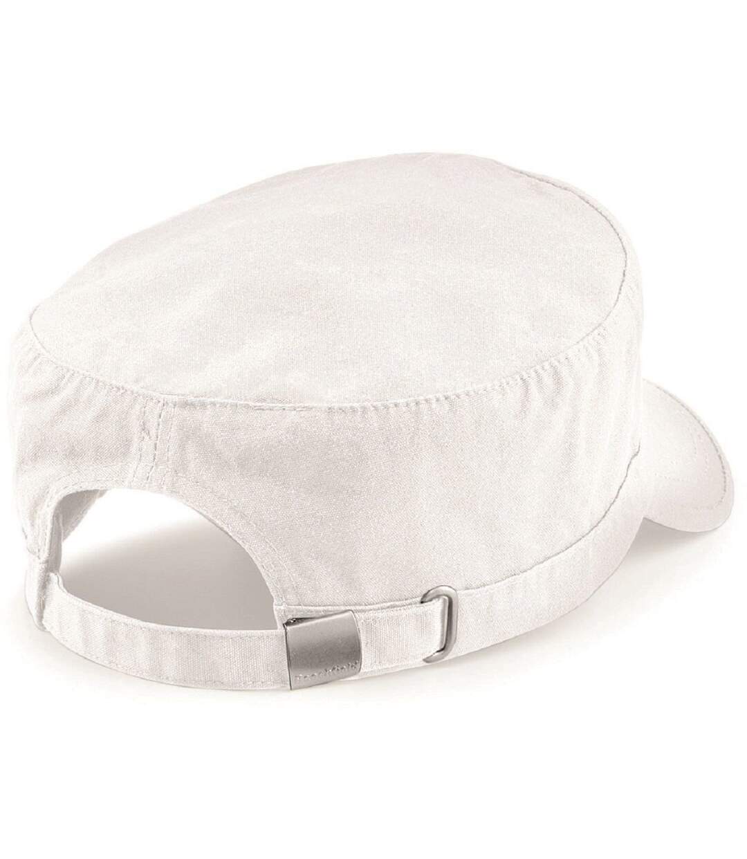 Casquette cubaine style militaire - B34 - blanc-2