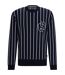 Pull Décontracté Motif/style À Rayures Homme Bleu Foncé Boss-2